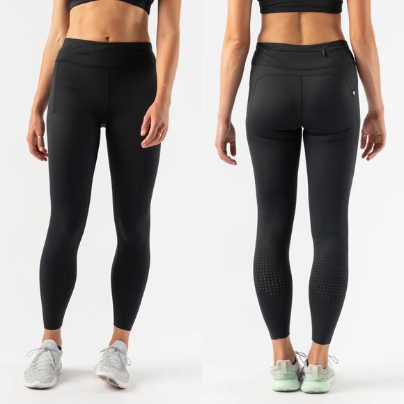 Rabbit Women's Black Speed Tights Leggings - Picture 1 of 6